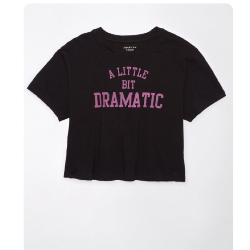 AE x mean girls cropped tee